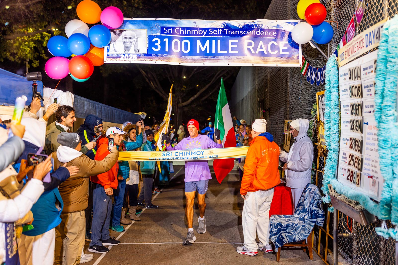 Day 47 - Andrea Marcato Wins 3100 Mile race