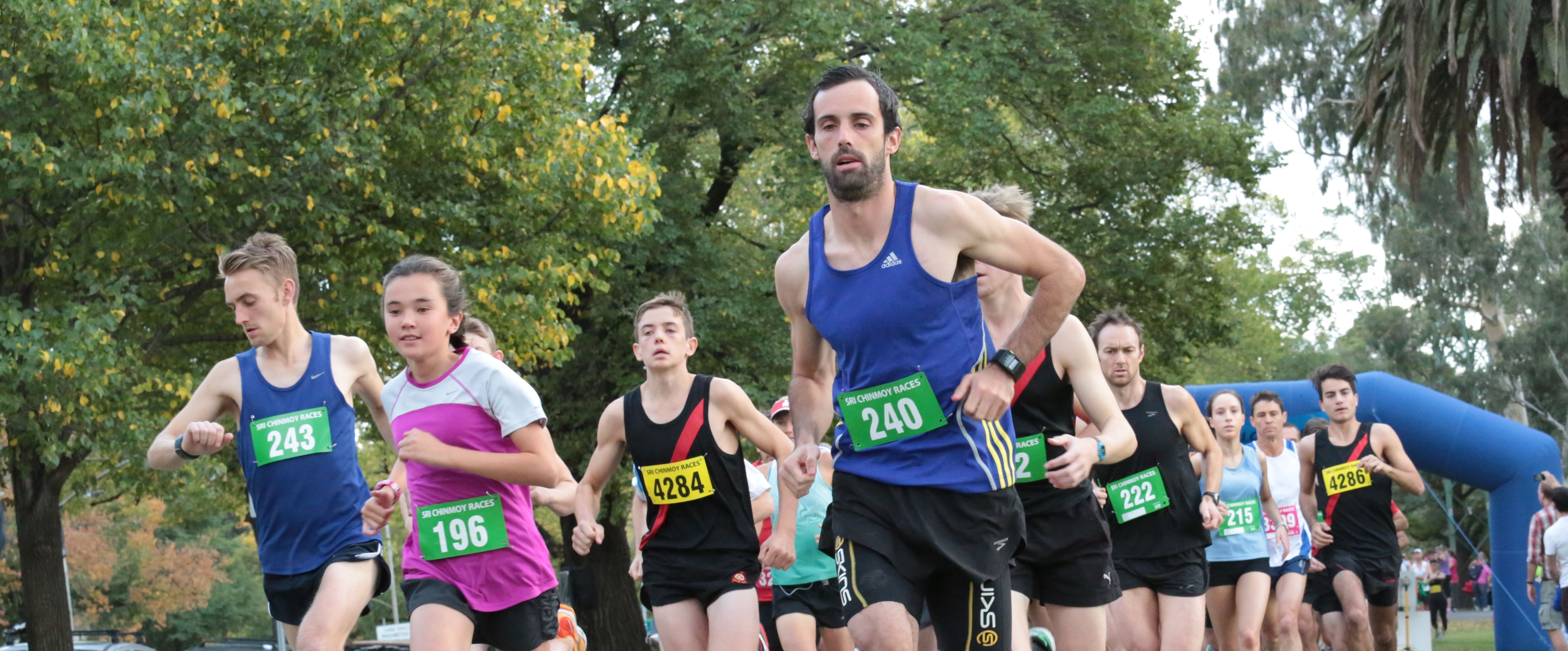 Sri Chinmoy Princes Park Winter Running Festival Marathon, 30km, Half Marathon, 10km & 5km