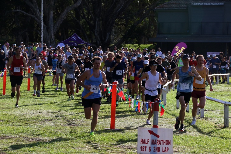 Sri Chinmoy Centennial Park Half-Marathon, 7km & 4km cross-country runs, Easter Monday 6 April 2026