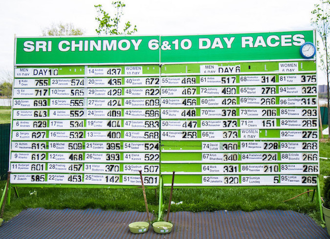 2018 Sri Chinmoy Six and Ten Day List of Runners (February 26)